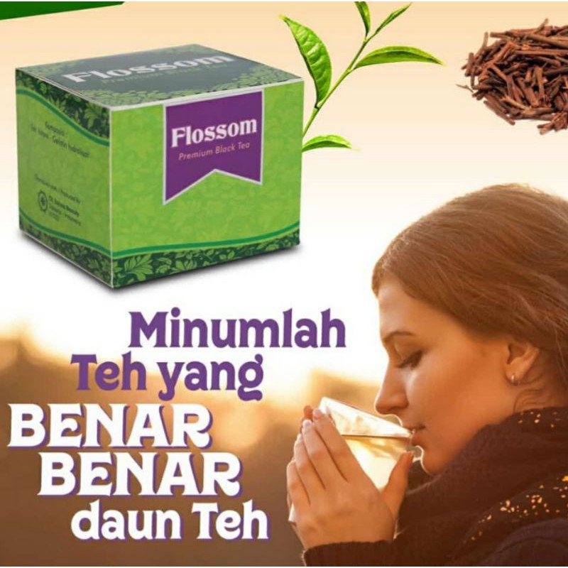 Teh Hitam Berkolagen FLOSSOM Premium Black Tea
