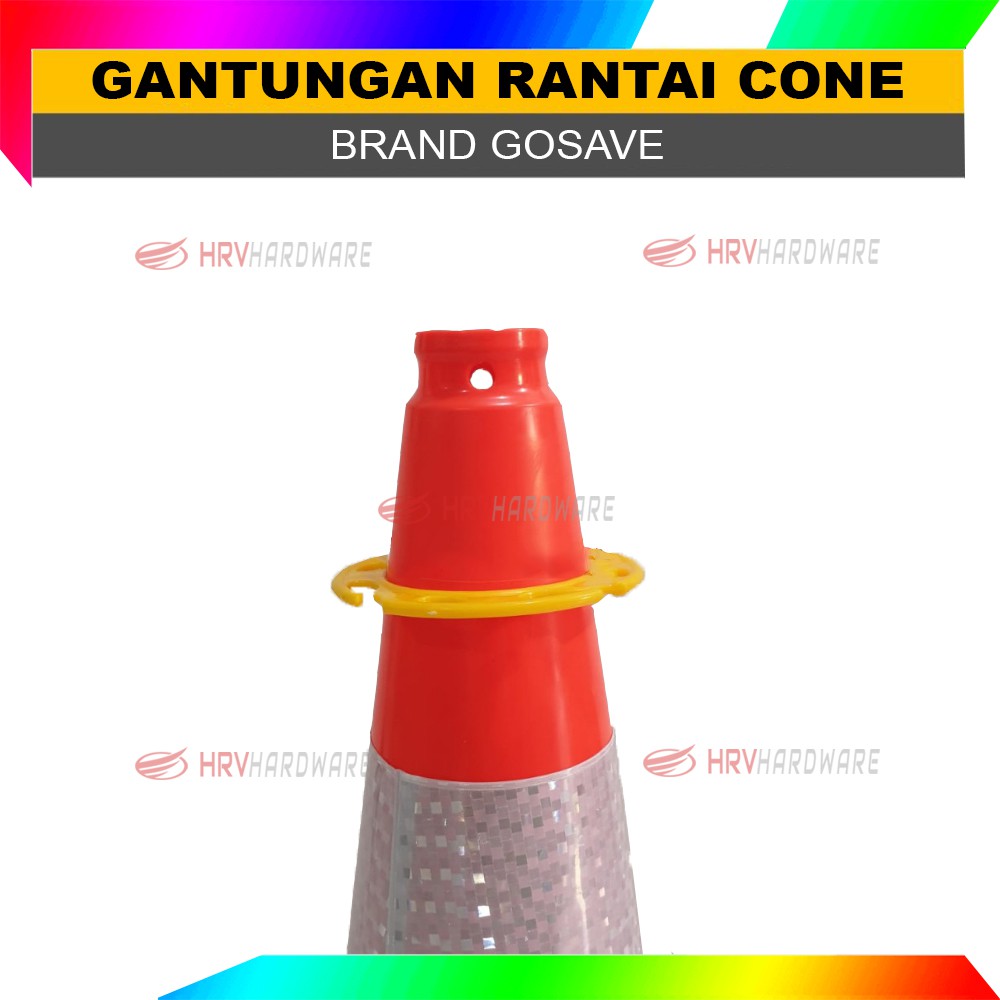 RING GANTUNGAN RANTAI PLASTIK TRAFFIC CONE