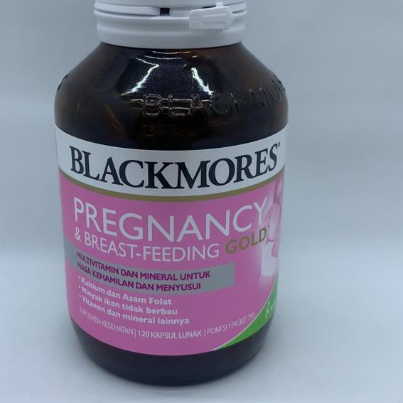 Terbaru [ isi 120 capsule ] Blackmores Pregnancy & BreastFeeding Gold ISI 120 BPOM KaLBE FREE BUBBLE