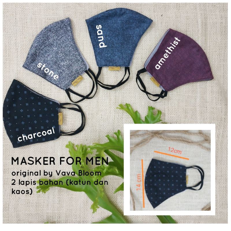 Masker For Men by Vava Bloom [✔️READY]