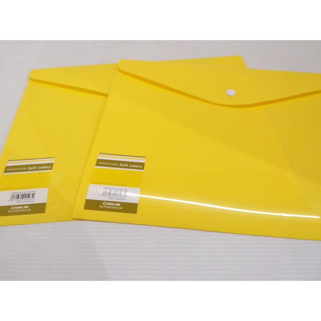 

Map Plastik Kancing ENVELOPE KINGJIM 744SCGA-E A4