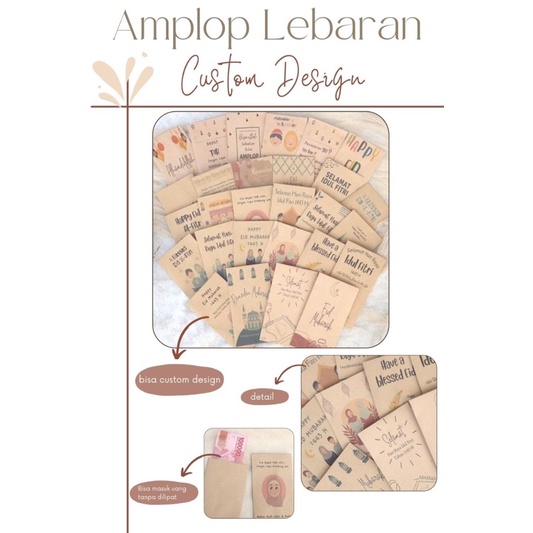 

Amplop Lebaran size 16x9cm (Bisa custom design)