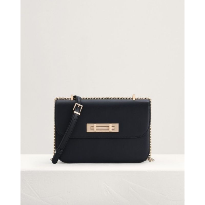 Pedro boxy leather shoulder bag