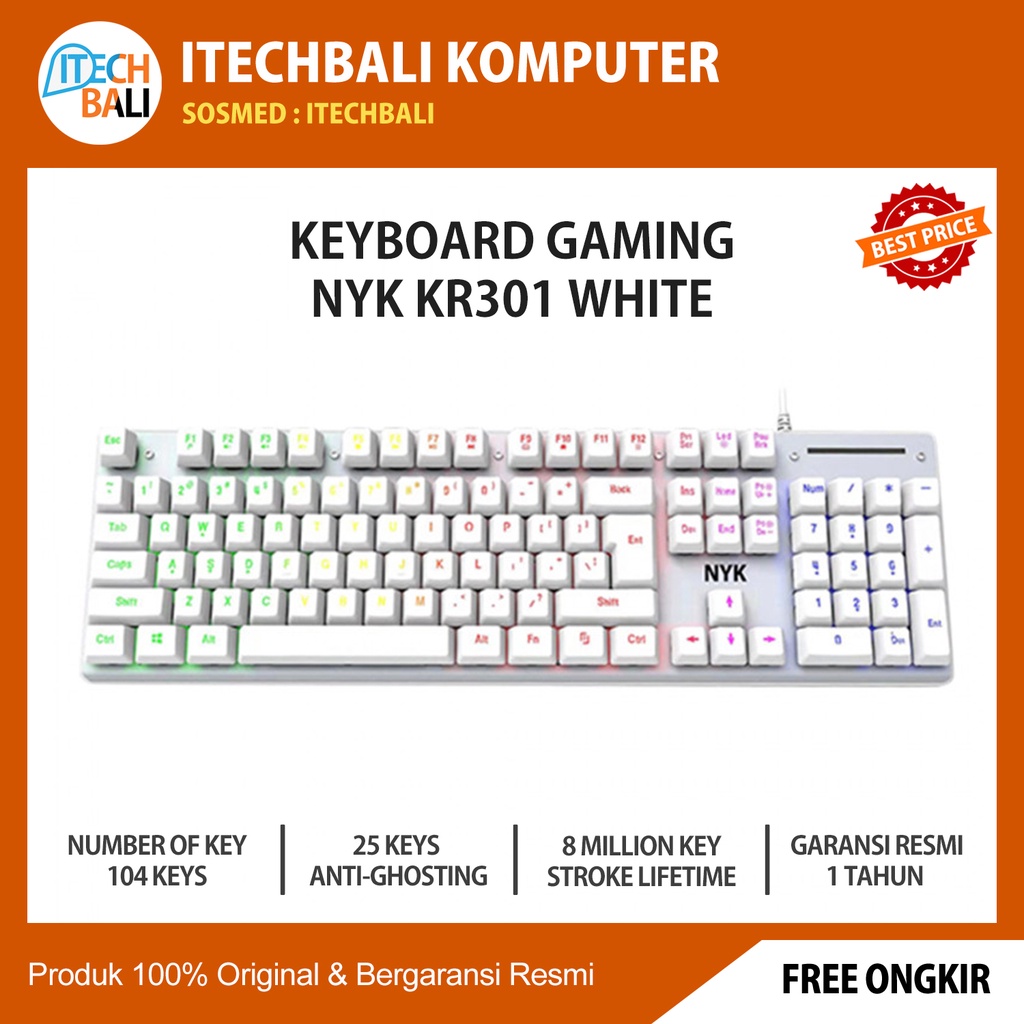 NYK KR-301 Underglow / NYK KR301 / NYK KR 301 Like NYK KR 101 White | ITECHBALI