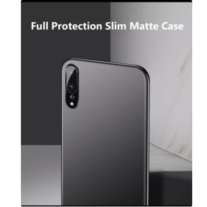 Case Samsung A70 Slim Softshell Premium Matte Black Dove