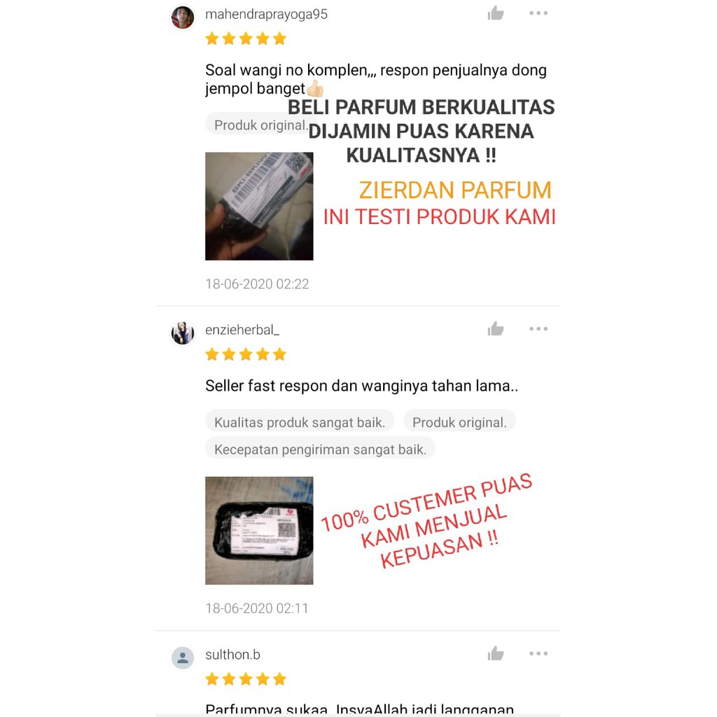 Zierdan Inspired Parfum Black XS Parfume Farfum Minyak Wangi Tahan Lama Pria Cowok