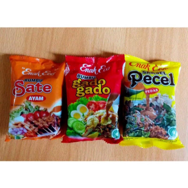 

Enak Eco Bumbu Pecel / Gado Gado / Sate Ayam 185gr