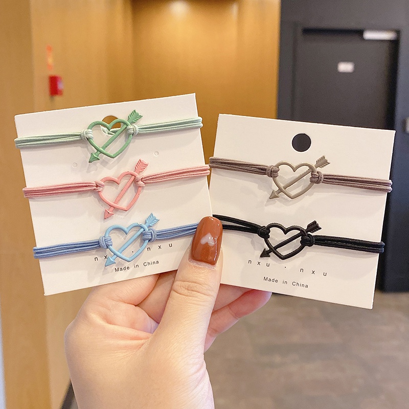 Ikat Rambut Motif Panah Cupid Gaya Korea Untuk Anak Perempuan