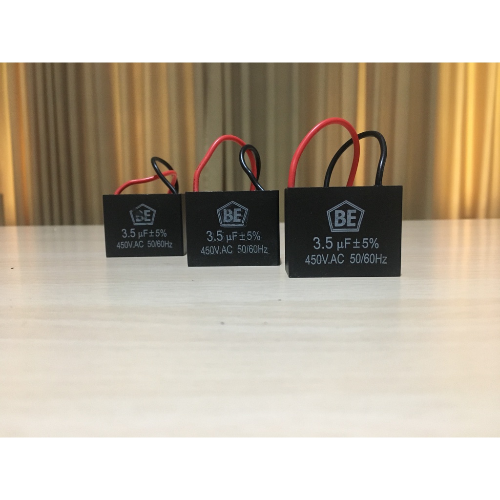 KAPASITOR KOTAK KIPAS ANGIN POMPA AIR 3.5UF 450V 3.5 UF 450 VOLT CBB61