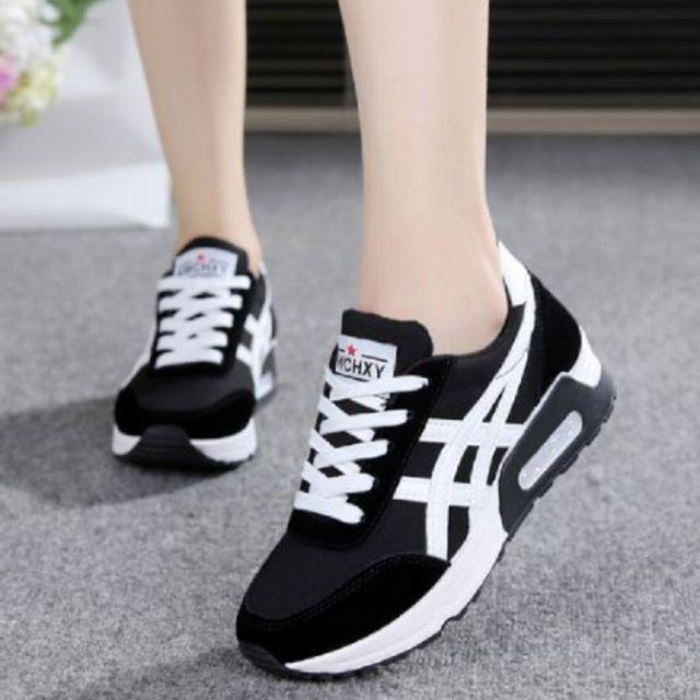 Er Mex Sepatu Jogging Wanita Terbaik-Hitam