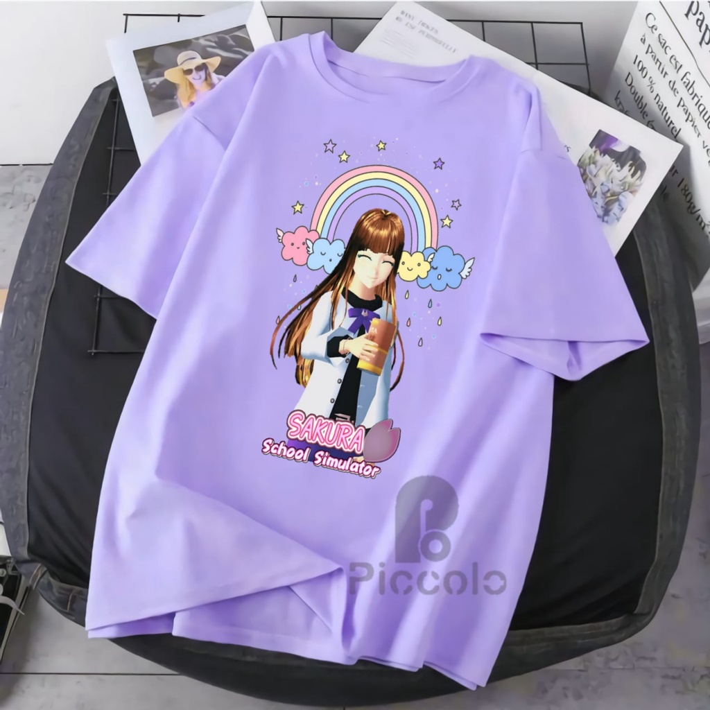 BAJU KAOS ANAK SAKURA SCHOOL SIMULATOR BAHAN PREMIUM