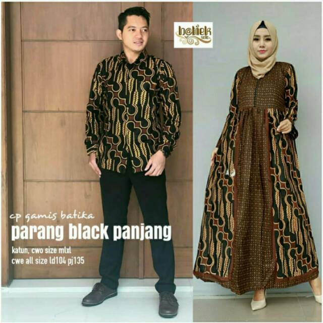Batik couple gamis parang