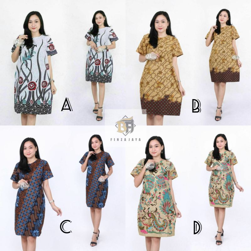 NEW DRESS BATIK WANITA XXL XXXL XXXXL XXXXXL MOTIF BATIK BFJ88Kdrt