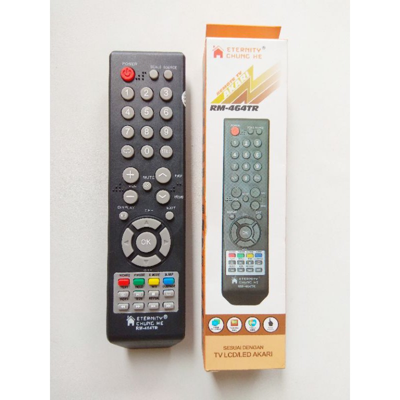 REMOT REMOTE TV LCD LED AKARI  MULTI / UNIVERSAL / SERBA GUNA AKRI