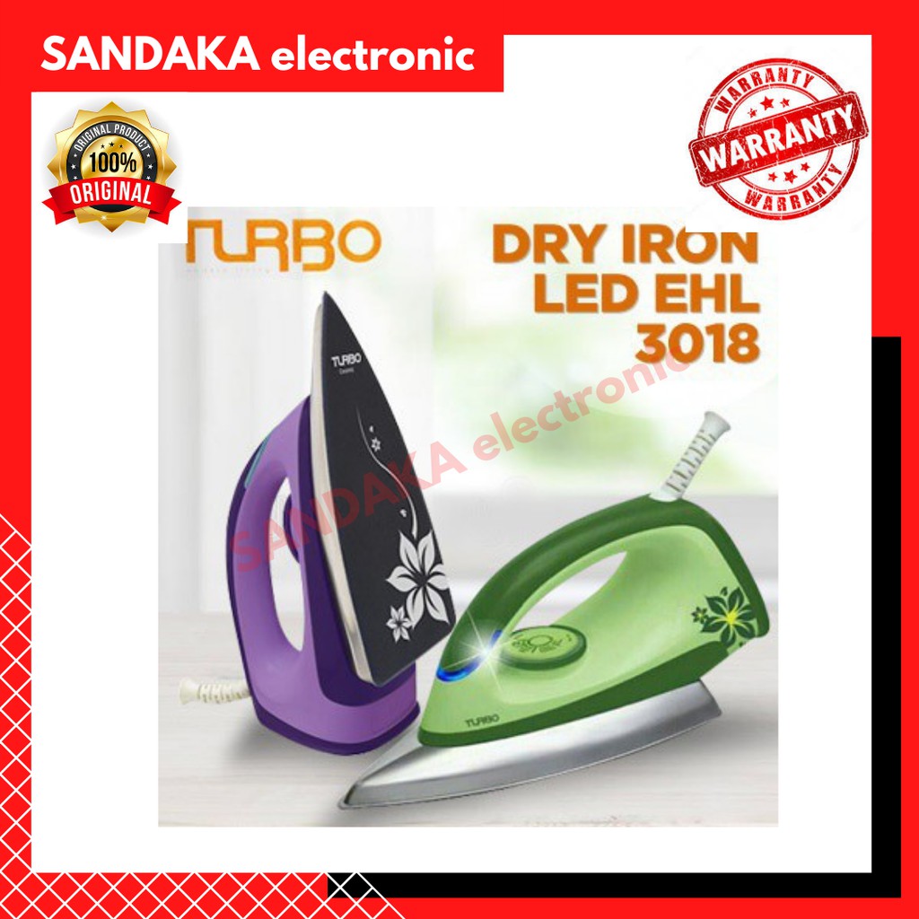 Turbo Setrika EHL 3018 - Setrika Turbo - Turbo 3018