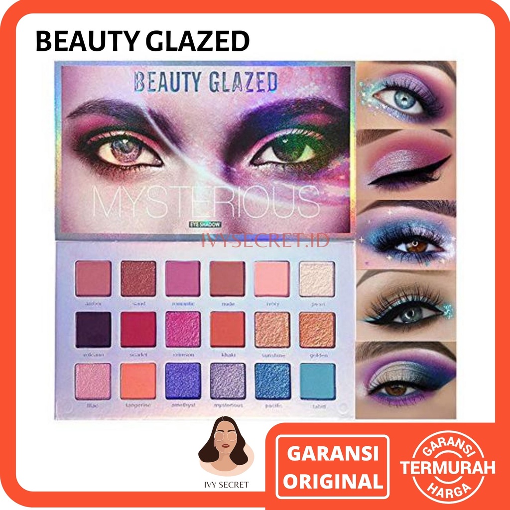 Beauty Glazed Mysterious Eyeshadow 18 Color Eyeshadow Glitter Eyeshadow Palette Beauty Glazed Eyeshadow Palette Eyeshadow Beauty Glazed Eyeshadow Beautyglazed