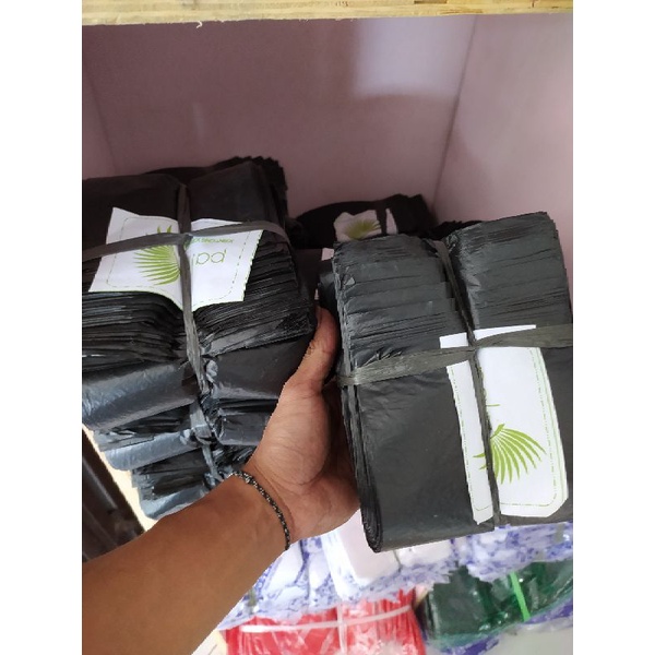 Kantong Plastik Kiloan Kecil Palm Hitam Tebal