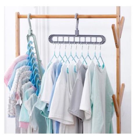 Tempat Penyimpanan Gantungan Baju Tempat Hanger Clothes Hanger Caddy Organizer Multifungsi Jemuran Laundry