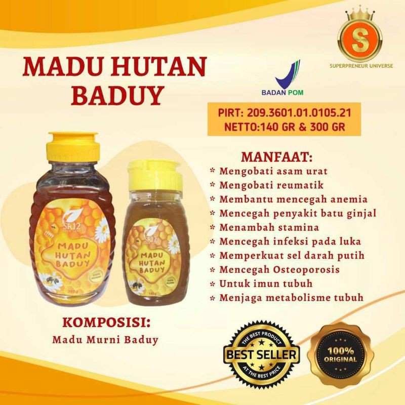 

MADU ASLI HUTAN BADUY TANPA BAHAN CAMPURAN | PENAMBAH NAFSU MAKAN DAN JAGA DAYA TAHAN TUBUH