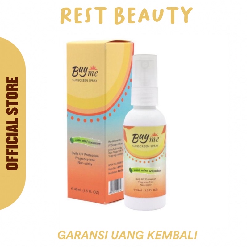 RESTBEAUTY - Buyme Sunscreen BPOM ll Buyme Sunscreen Spray ll Buy Me Sunscreen Spray