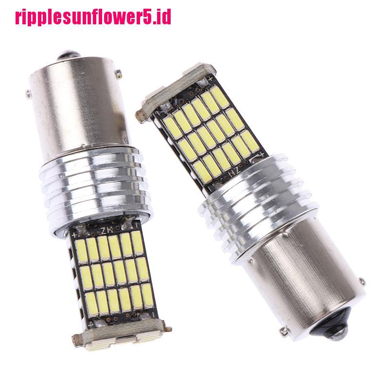 2pcs Canbus 15 SMD BA15S P21W 1156 6000K High Power Warna Putih Untuk Rem Belakang Mobil