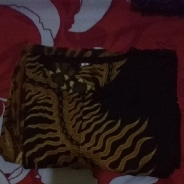 Ms Sarimbit Gamis Batik Manuk Berduri Couple Super Jumbo