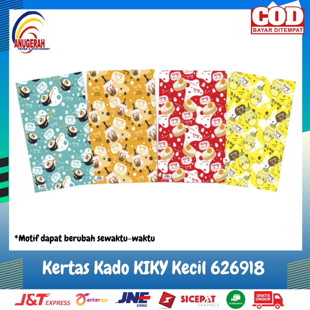 

GROSIR MURAH Kertas Kado KIKY Kecil 46 x 68 cm (PAK)
