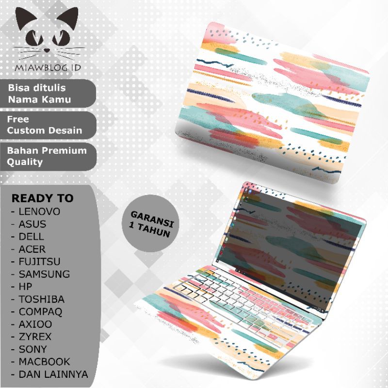 Garskin Laptop Custom Full Body Abstract