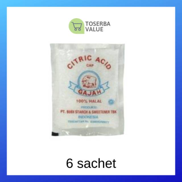 

Sitrun Citric Acid Cap Gajah