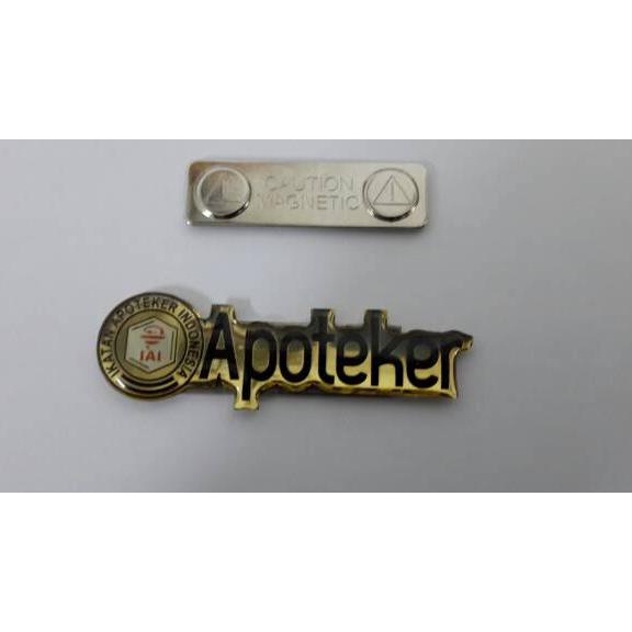 Best Seller.. Pin magnet apoteker /pin apoteker