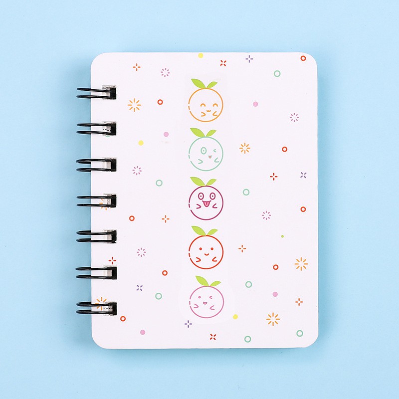 [DZ] ST232 - Note Book Spiral Buku Tulis Catatan Kecil Karakter Lucu-5 Mini Orange
