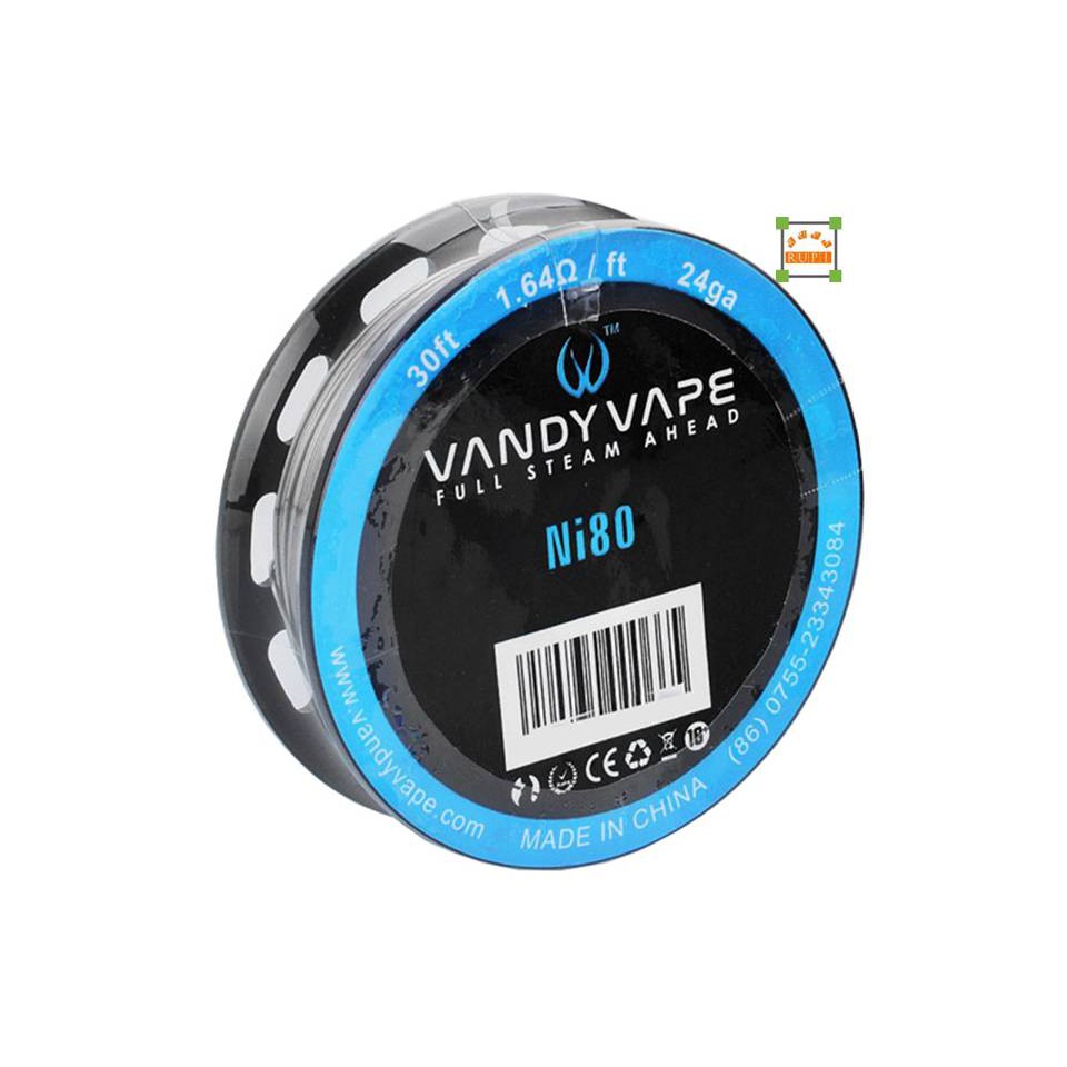 Vandy Vape Wire Pure Nickel Ni80 24 GA 30 Feet 1.64 Ohm 9.15 Meter VP03304 ruparupi