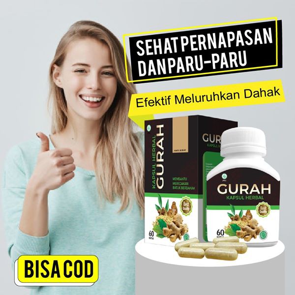 

Kapsul Herbal Gurah Mengatasi Batuk& Infeksi Sinusitis