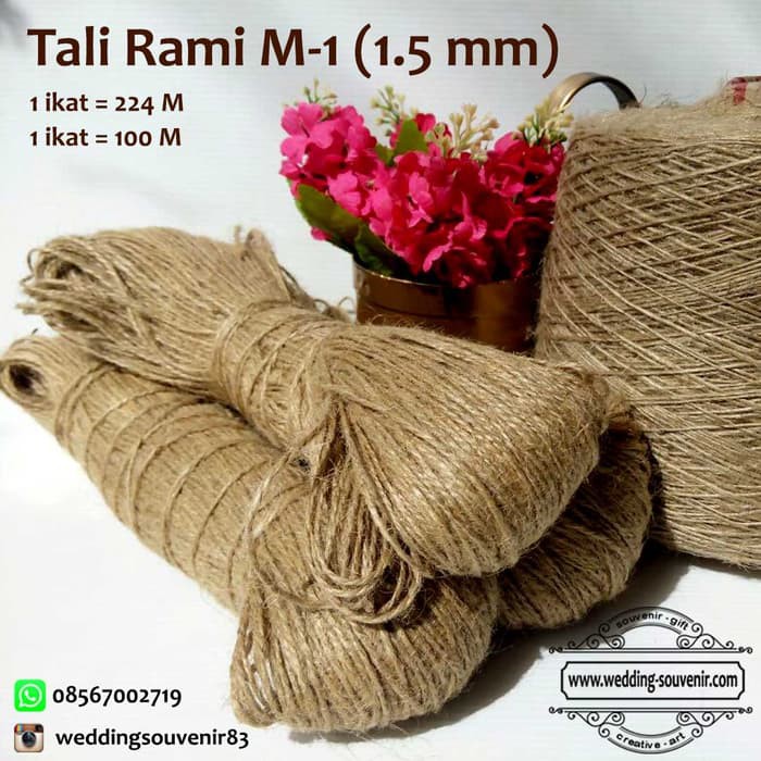 

MURAH MERIAH TALI RAMI ATAU GONI 1.5MM !!!!!