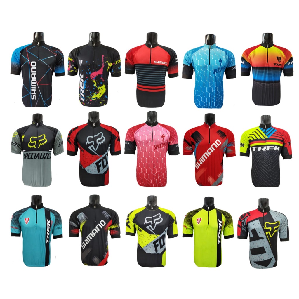 Baju Sepeda Lengan Pendek Ada Kantong Belakang / Jersey Sepeda Kantong Belakang / Jersey sepeda MTB 