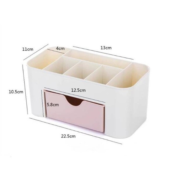 Tempat Kosmetik Plastik Rak Make Up Serbaguna Storage Makeup Organizer