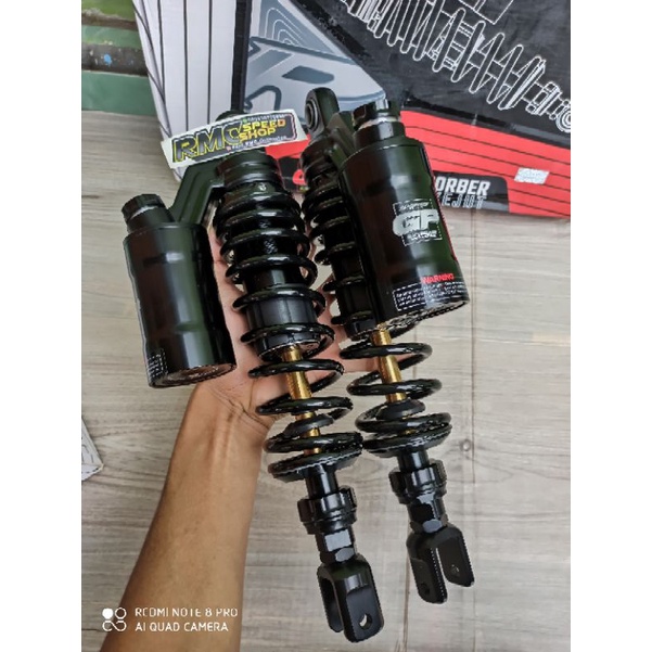 Shock ride it gp as gold Nmax/pcx ukuran 340mm original ride it 100% klick fungsi