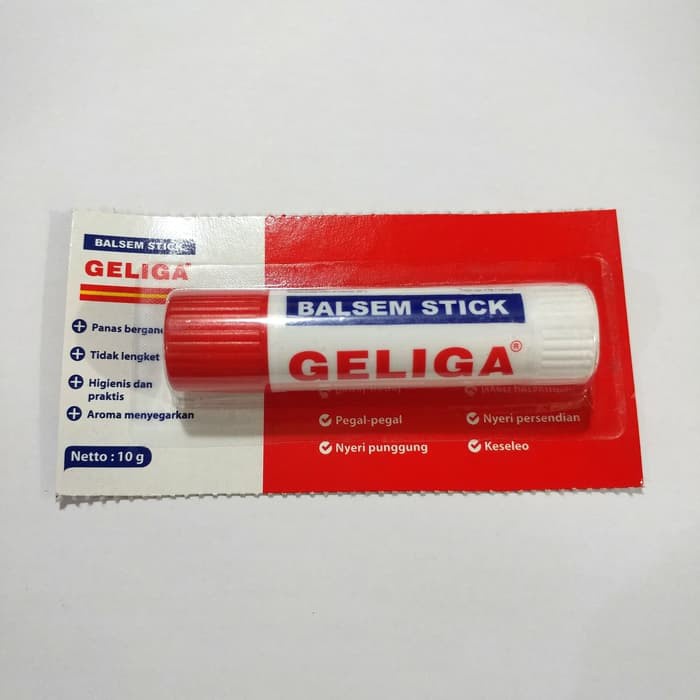 Cap Lang Balsem Geliga Stick 10gr Balsam Stik Roll On Nyeri Pegal Linu Kram