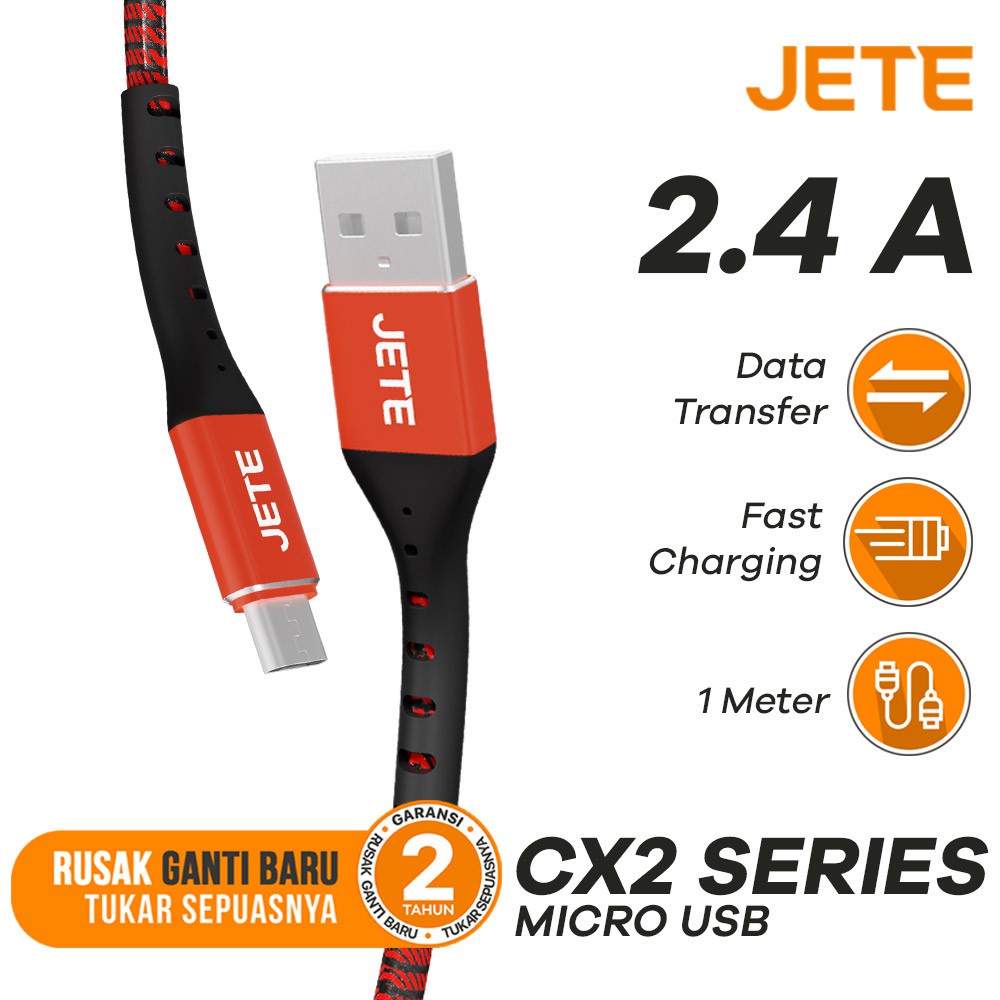 Kabel USB Micro Fast Charging JETE CX2