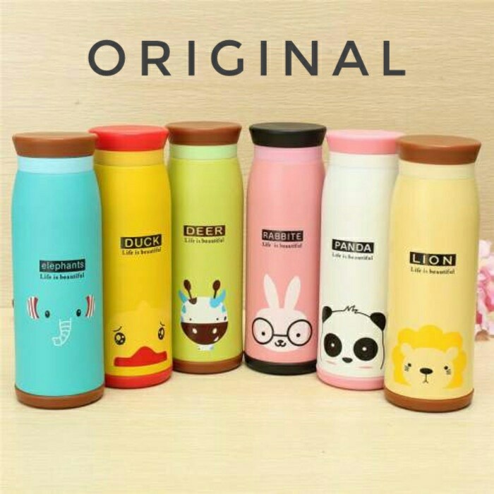 TERMOS ANIMAL BOTOL ANAK TERMOS PANAS DINGIN TAHAN LAMA ANTI TUMPAH [GRATIS PACKING BUBBLE]