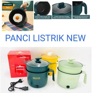 Panci Listrik Serbaguna Multifungsi Electric Cooker Pot Frypan Panci Listrik Pan AntiLengket