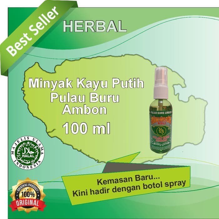 Minyak Sereh Asli Pulau Buru Ambon / Murni 100% Original / Botol Spray - 50 ml