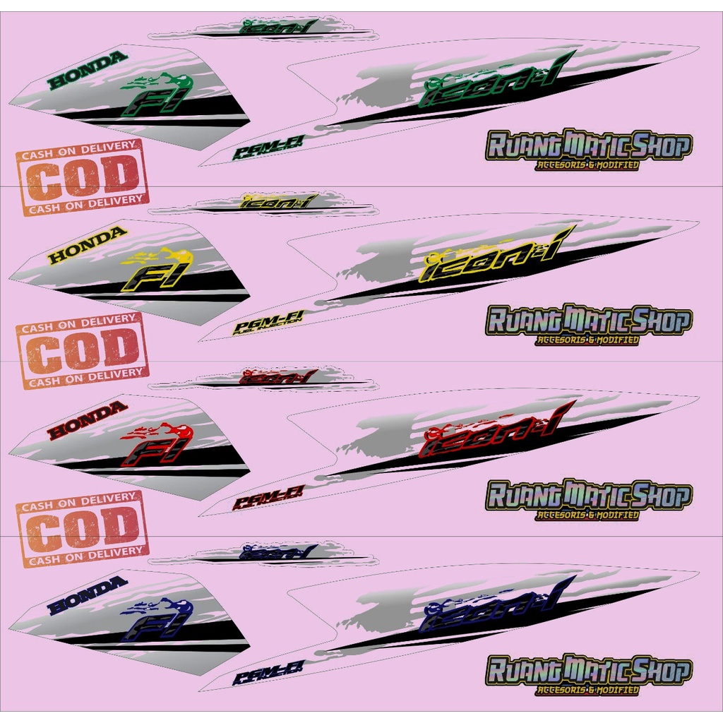 STRIPING BEAT DULEX 2020 NEW ICON SPORT BAHAN TRANSPARAN UV