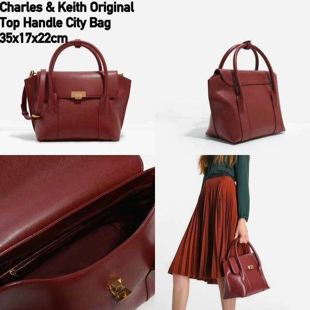 TAS CK TOP HANDLE CITY BAG ORIGINAL