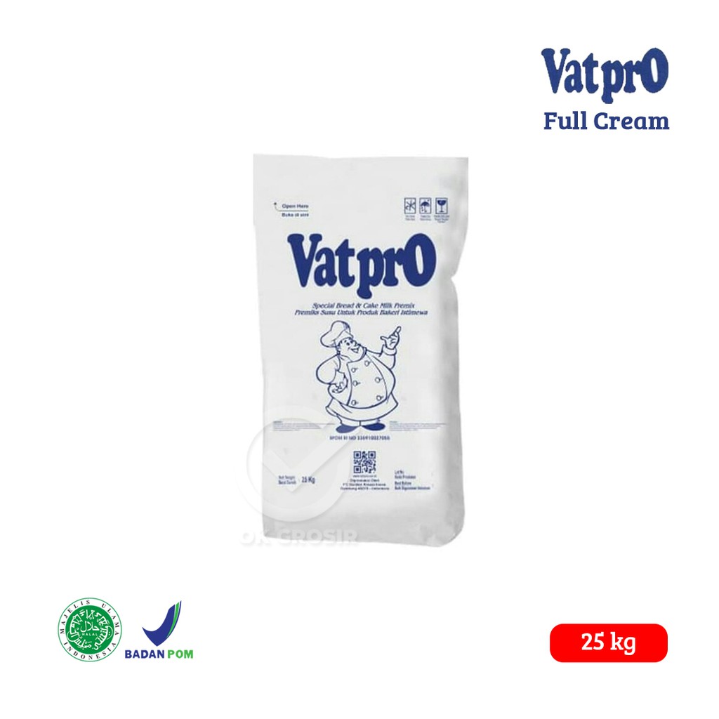 

GROSIR Vatpro Susu Bubuk Full Cream (1 ZAK 25 kg)