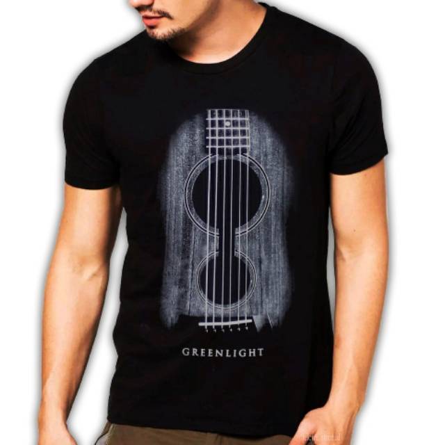 Kaos Greenlight terbaru Motiv Gitar