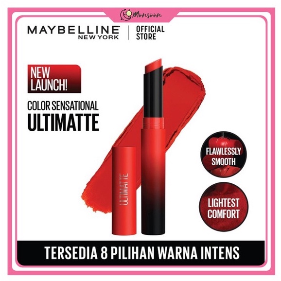 Monsoon - Maybelline Ultimate Color Sensational Lipstick - Make Up Lipstick