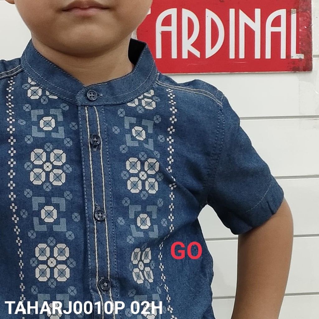 gof PA CARDINAL KIDS KEMEJA KOKO Anak Baju Muslim Pendek Pakaian Atasan Taqwa Anak Laki Laki