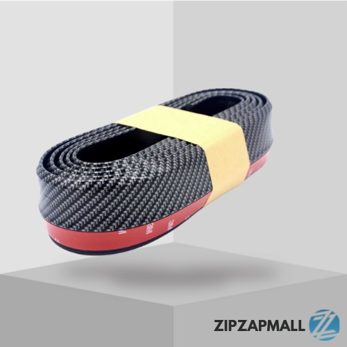 Stiker Carbon Fiber Anti Collision Strip Bumber Mobil / Stiker Karbon Mobil Anti Lecet Honda Jazz Si