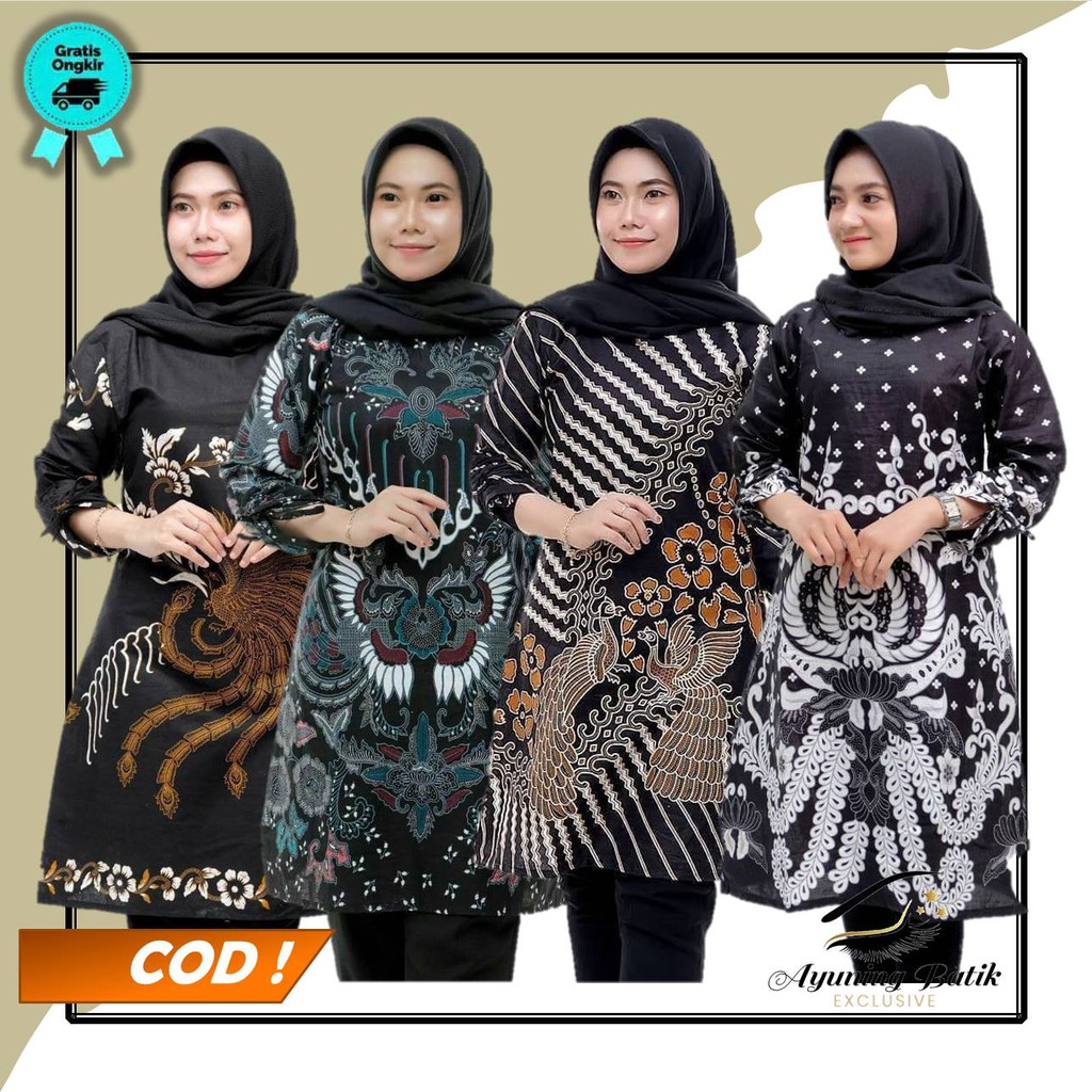 Flash Sale Terlaris Serut Genes Jelita Tunic Navbor Yelbor Whitbor Creambor Tunik Batik Modern Hrb030 Dolbi Dob 53ZN90MTnwwNW7E